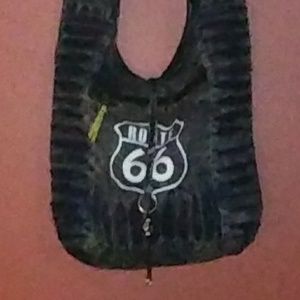 Natural 100% Cotton Crossbody Messenger Tote Bag